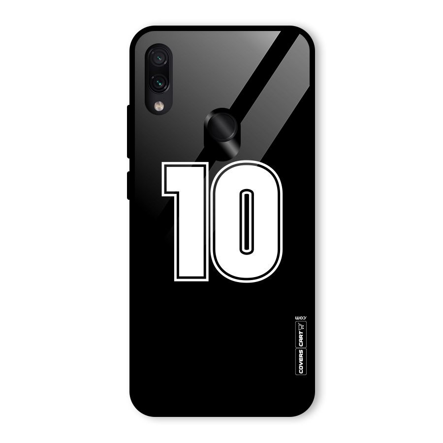 Number 10 Glass Back Case for Redmi Note 7 Pro