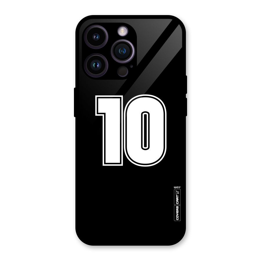 Number 10 Glass Back Case for iPhone 14 Pro Max