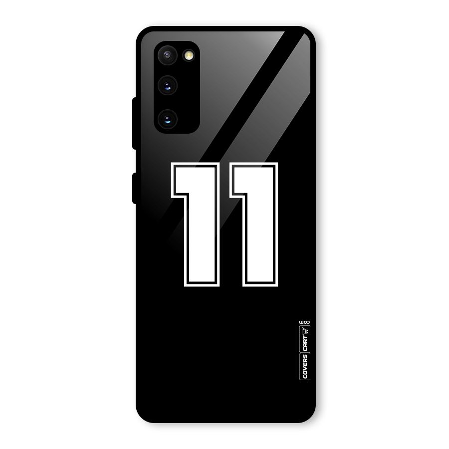 Number 11 Glass Back Case for Galaxy S20 FE 5G