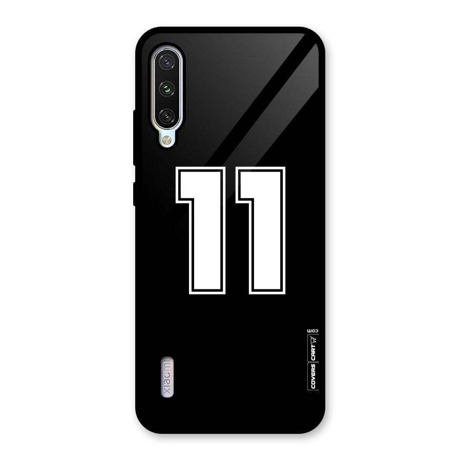 Number 11 Glass Back Case for Mi A3