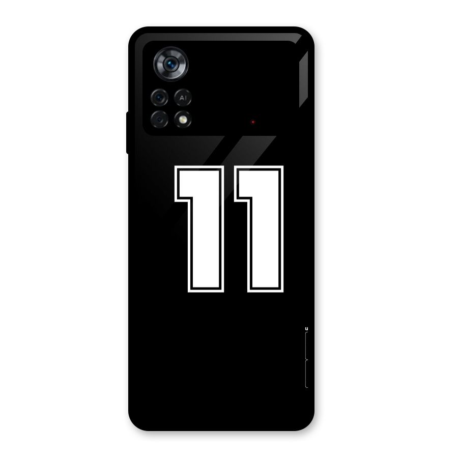 Number 11 Glass Back Case for Poco X4 Pro 5G