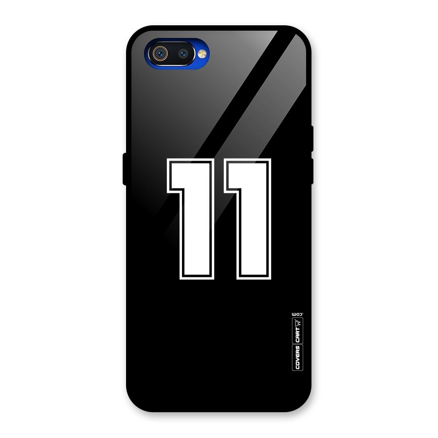 Number 11 Glass Back Case for Realme C2