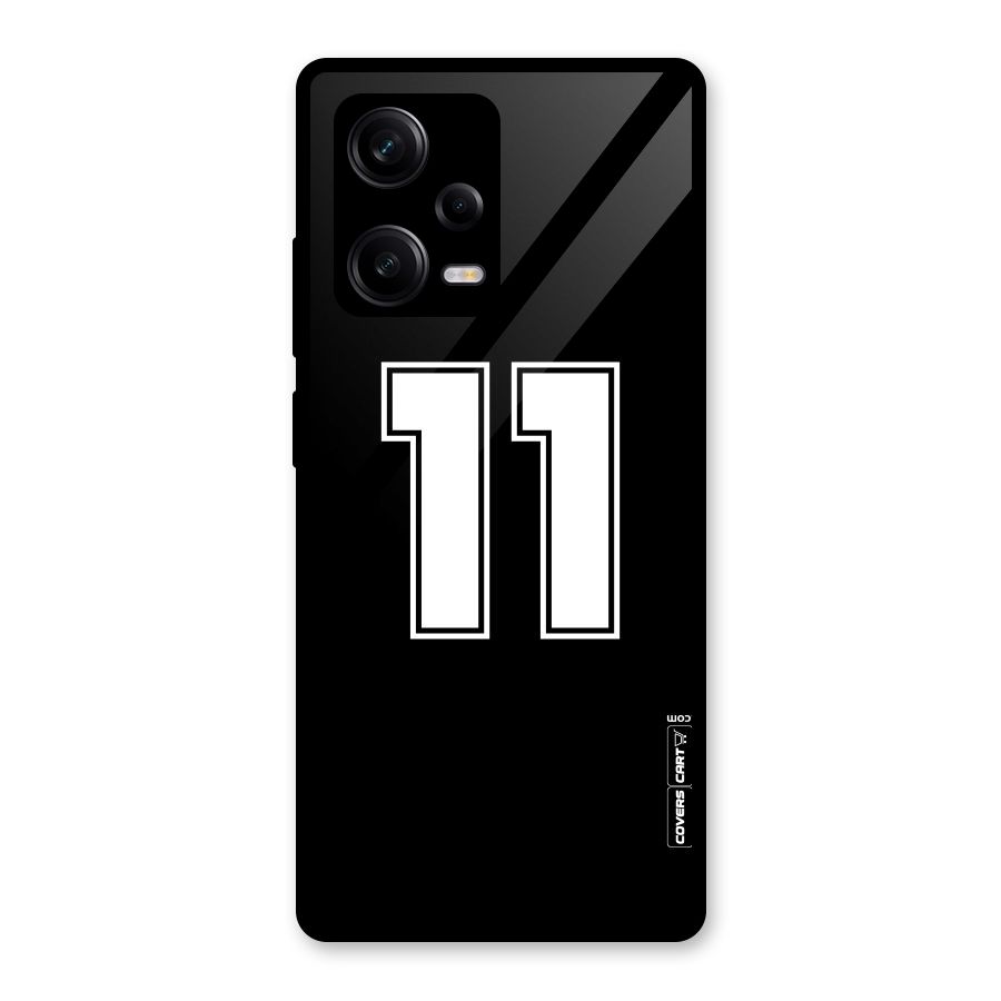 Number 11 Glass Back Case for Redmi Note 12 Pro
