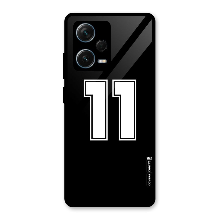 Number 11 Glass Back Case for Redmi Note 12 Pro Plus 5G
