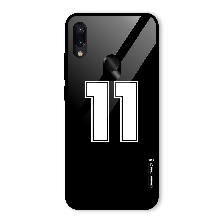 Number 11 Glass Back Case for Redmi Note 7 Pro