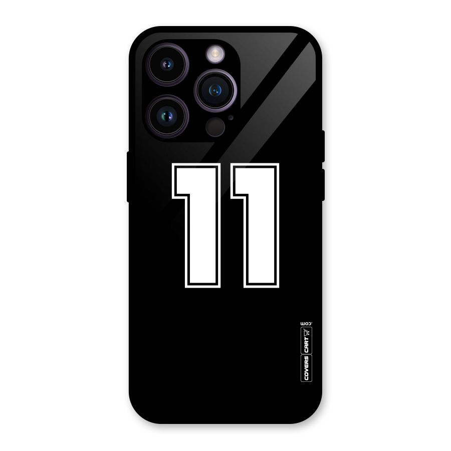 Number 11 Glass Back Case for iPhone 14 Pro