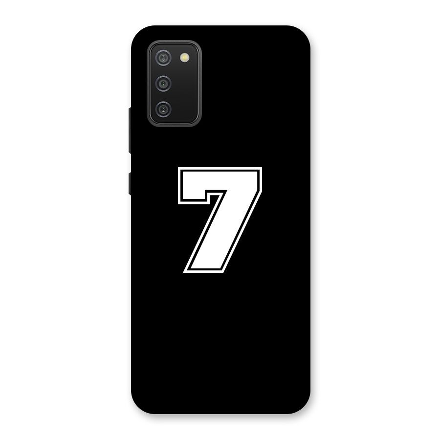 Number 7 Back Case for Galaxy M02s
