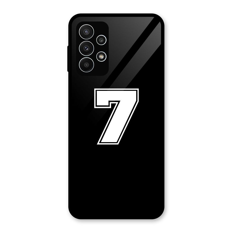 Number 7 Glass Back Case for Galaxy A23