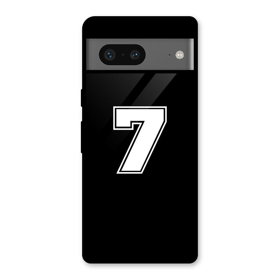 Number 7 Glass Back Case for Google Pixel 7