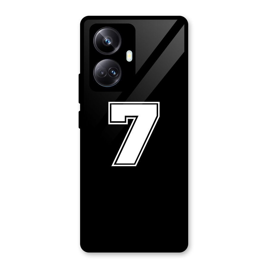 Number 7 Glass Back Case for Realme 10 Pro Plus