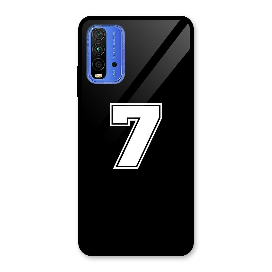 Number 7 Glass Back Case for Redmi 9 Power
