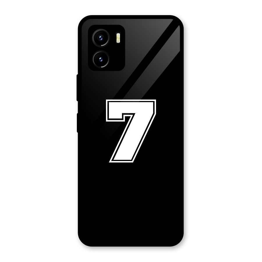 Number 7 Glass Back Case for Vivo Y15s