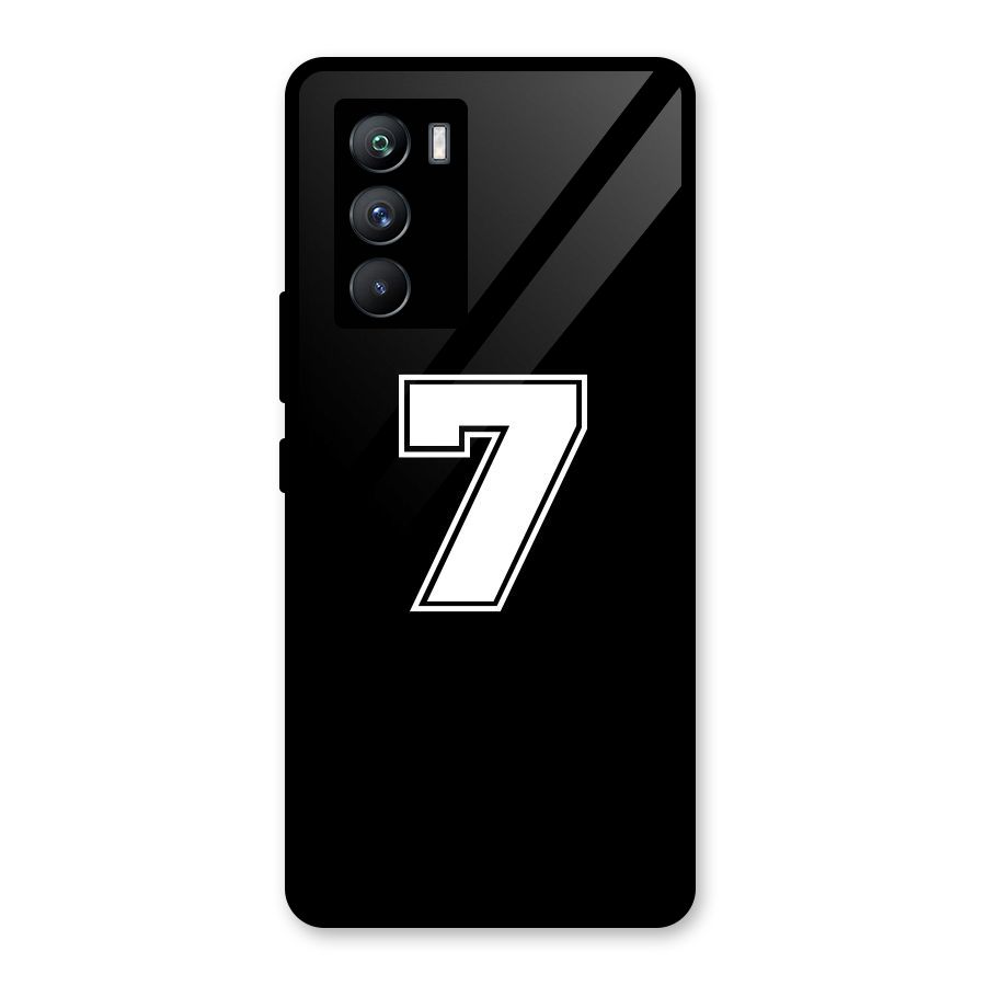 Number 7 Glass Back Case for Vivo iQOO 9 SE
