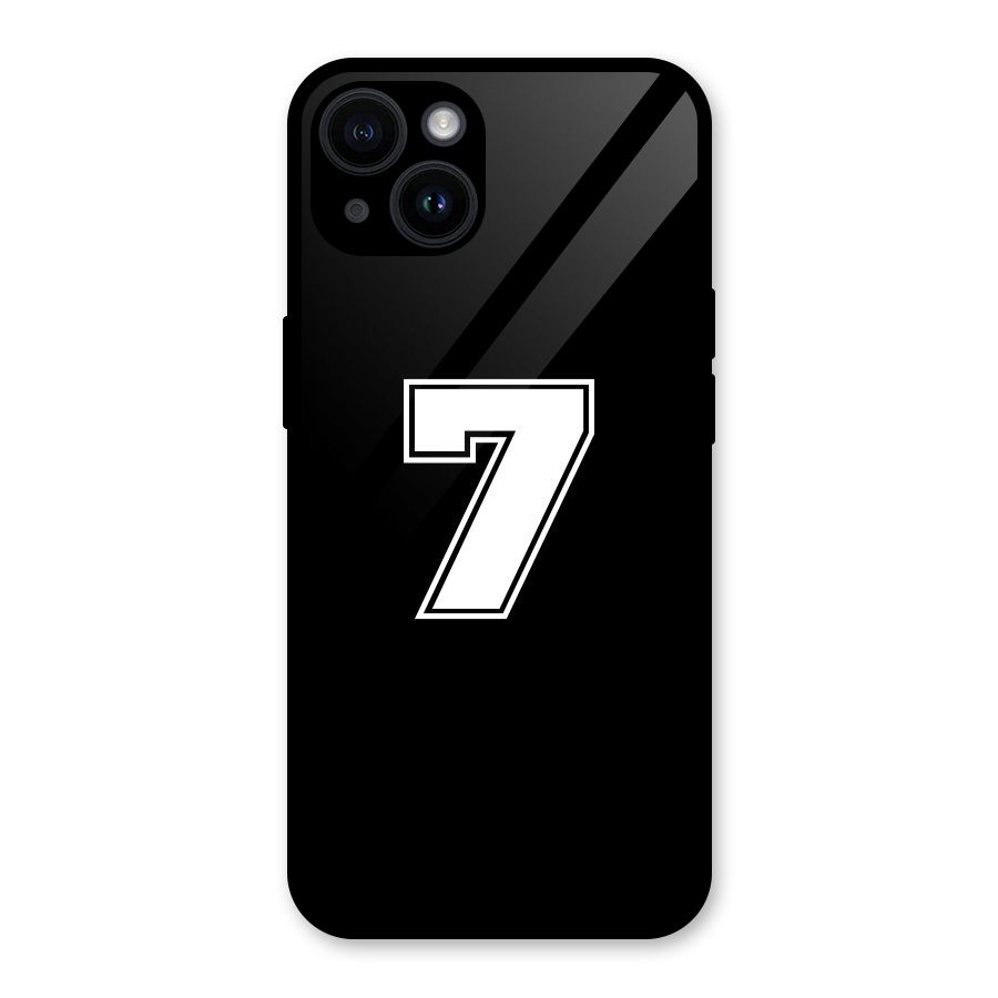 Number 7 Glass Back Case for iPhone 14
