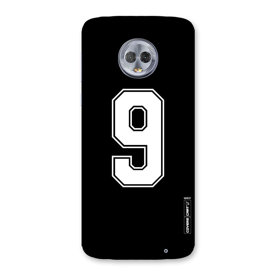 Number 9 Back Case for Moto G6 Plus