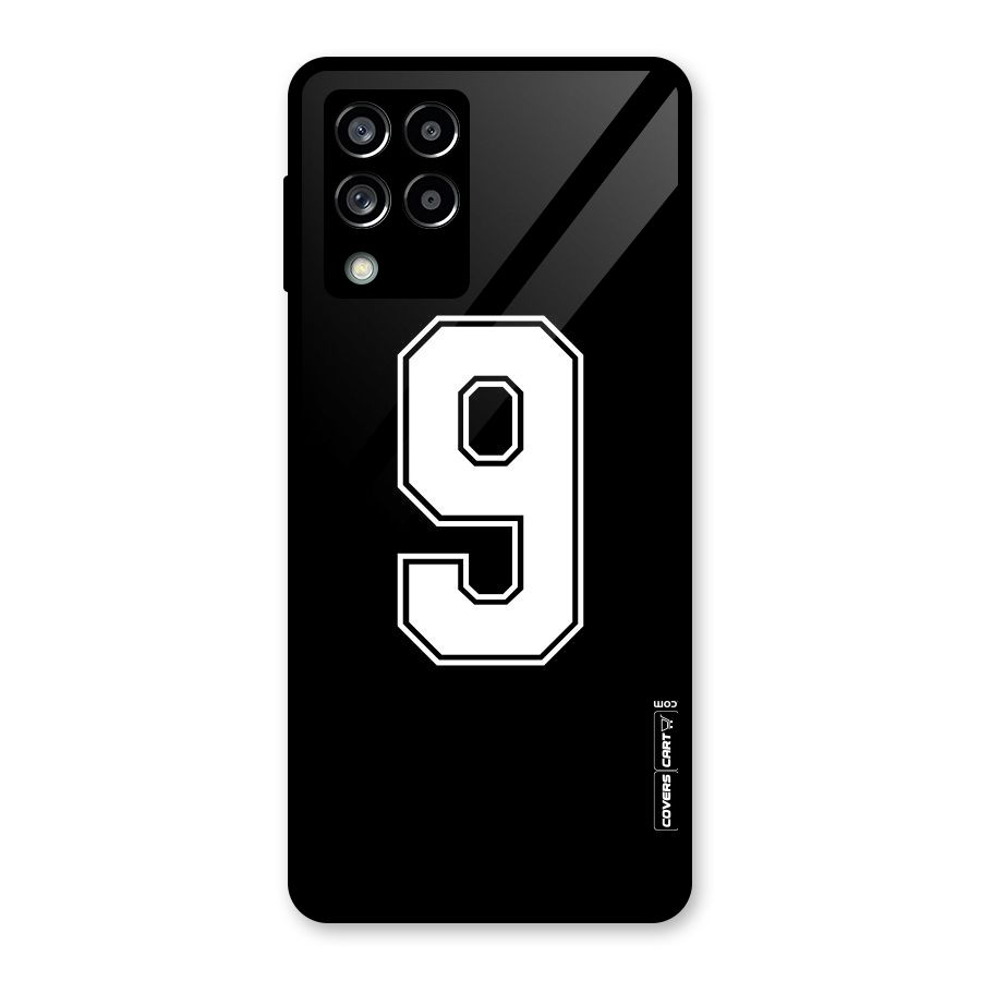 Number 9 Glass Back Case for Galaxy M53 5G