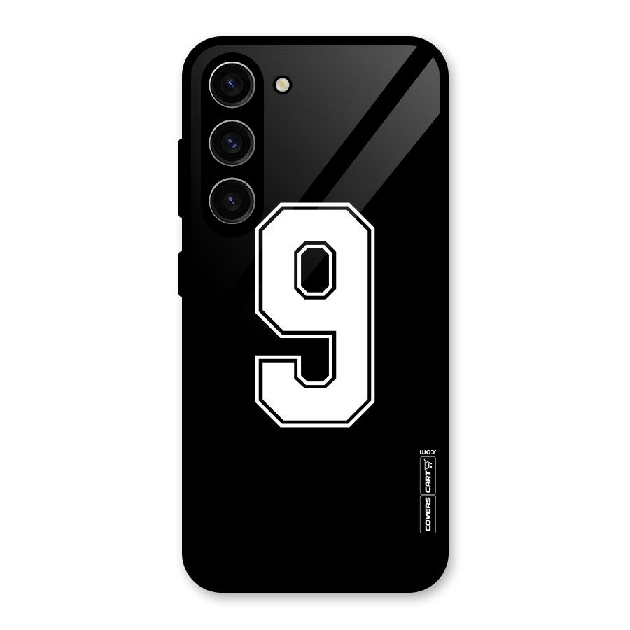 Number 9 Glass Back Case for Galaxy S23