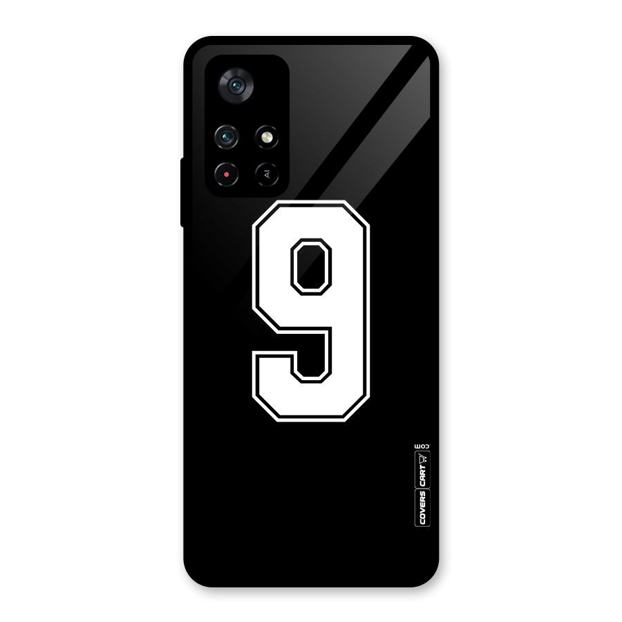 Number 9 Glass Back Case for Poco M4 Pro 5G