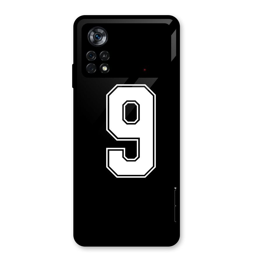 Number 9 Glass Back Case for Poco X4 Pro 5G