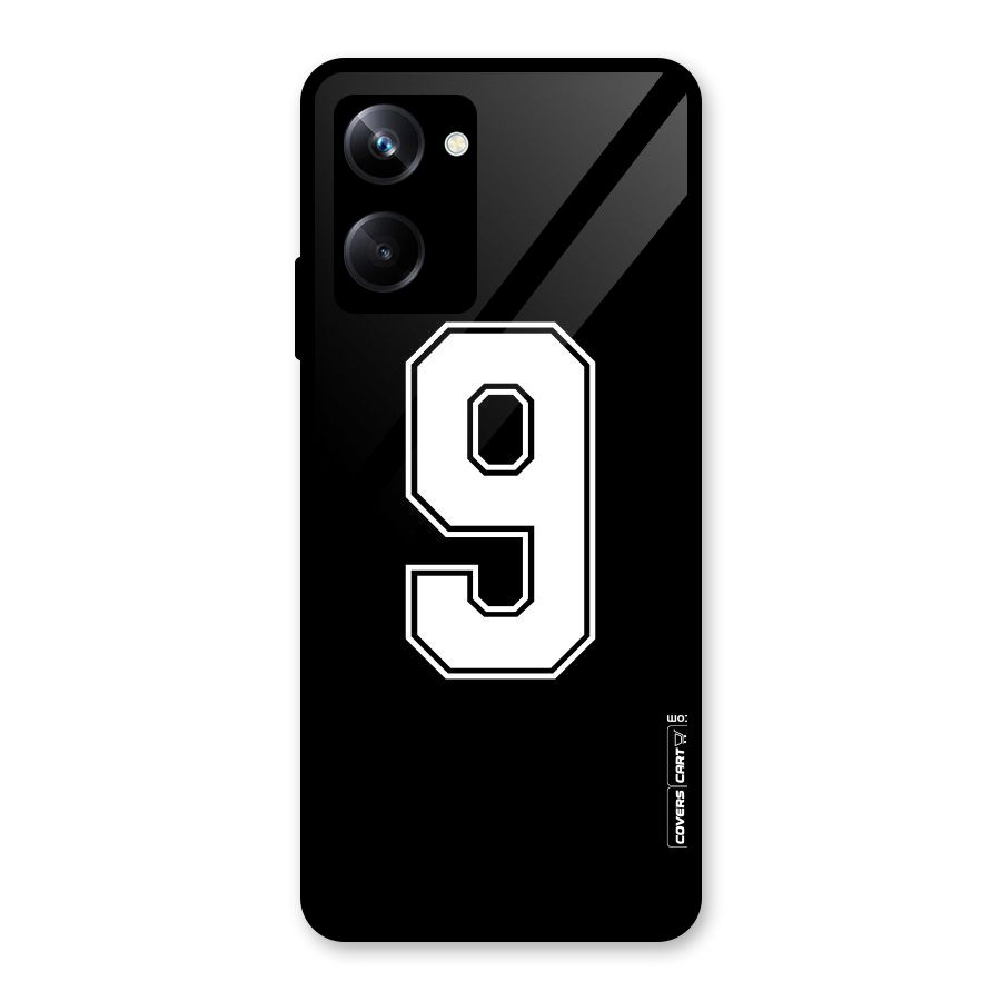 Number 9 Glass Back Case for Realme 10 Pro