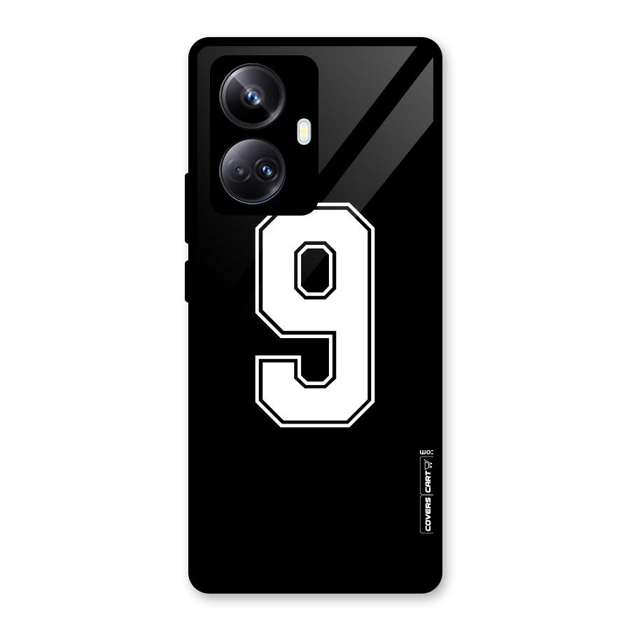 Number 9 Glass Back Case for Realme 10 Pro Plus