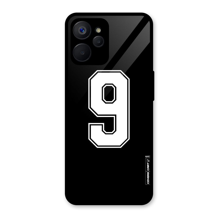 Number 9 Glass Back Case for Realme 9i 5G