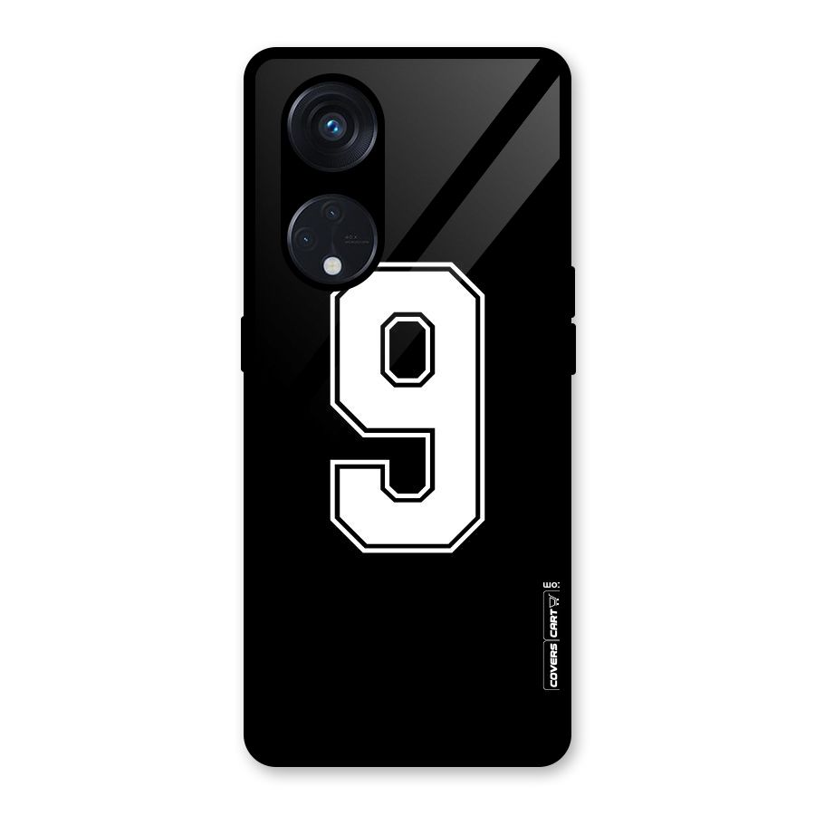 Number 9 Glass Back Case for Reno8 T 5G