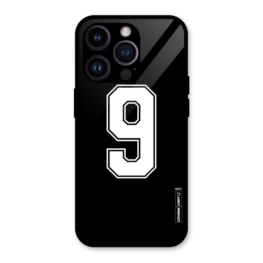 Number 9 Glass Back Case for iPhone 14 Pro