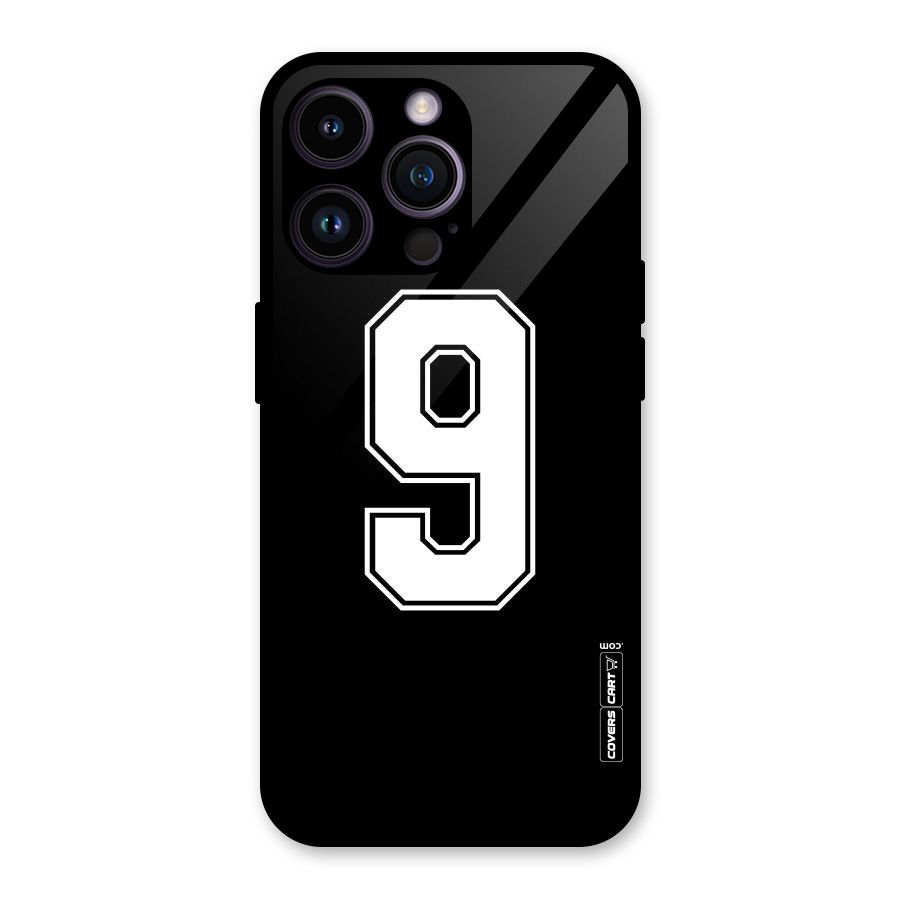 Number 9 Glass Back Case for iPhone 14 Pro Max