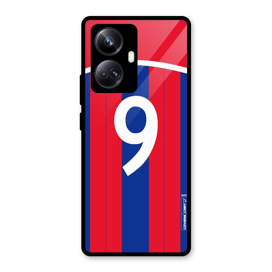 Number 9 Jersey Glass Back Case for Realme 10 Pro Plus