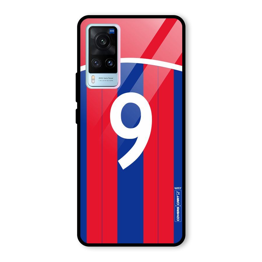 Number 9 Jersey Glass Back Case for Vivo X60