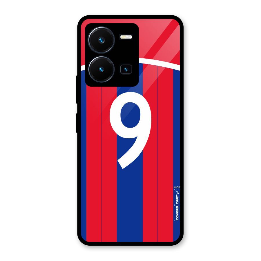 Number 9 Jersey Glass Back Case for Vivo Y35