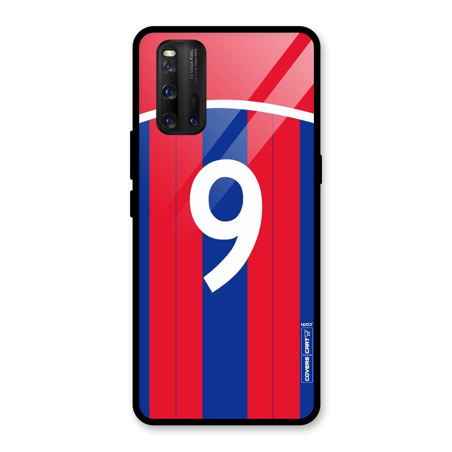 Number 9 Jersey Glass Back Case for Vivo iQOO 3