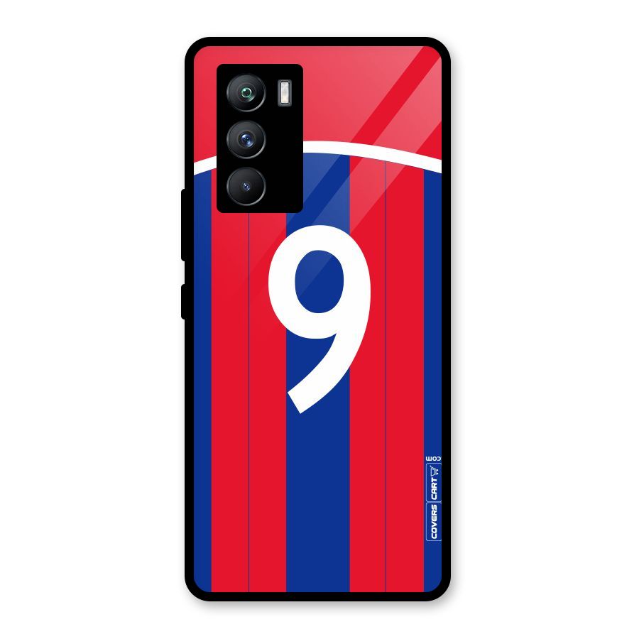 Number 9 Jersey Glass Back Case for Vivo iQOO 9 SE