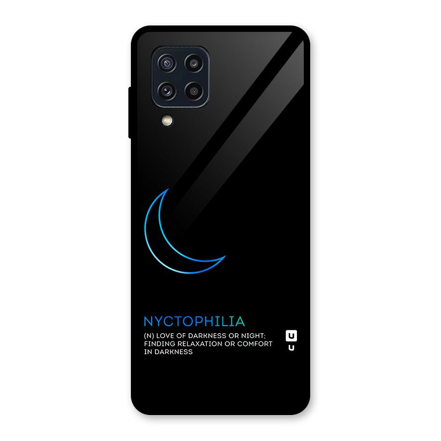 Nyctophilia Love of Darkness Glass Back Case for Galaxy M32