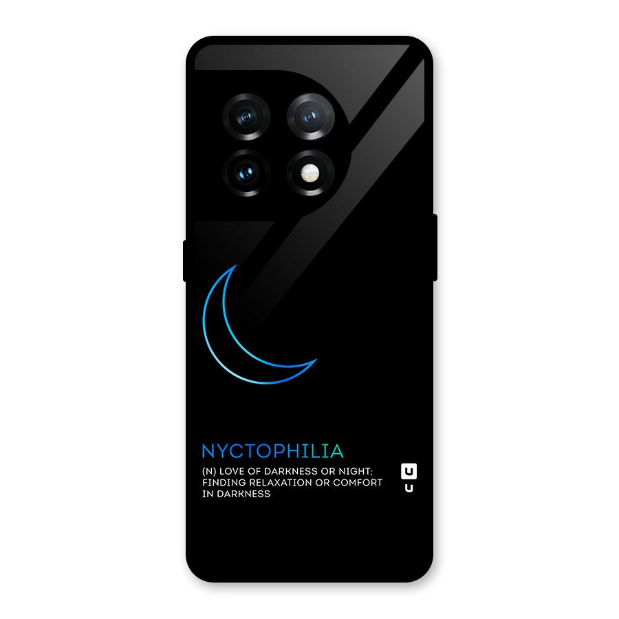 Nyctophilia Love of Darkness Glass Back Case for OnePlus 11