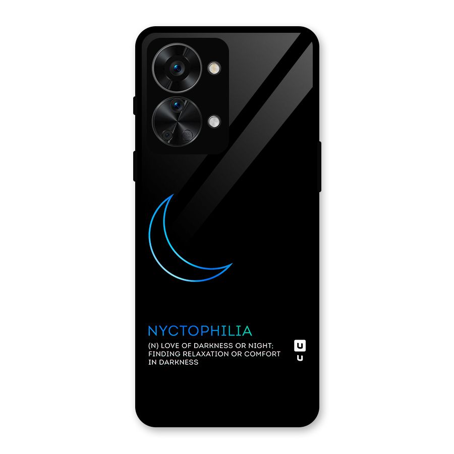 Nyctophilia Love of Darkness Glass Back Case for OnePlus Nord 2T