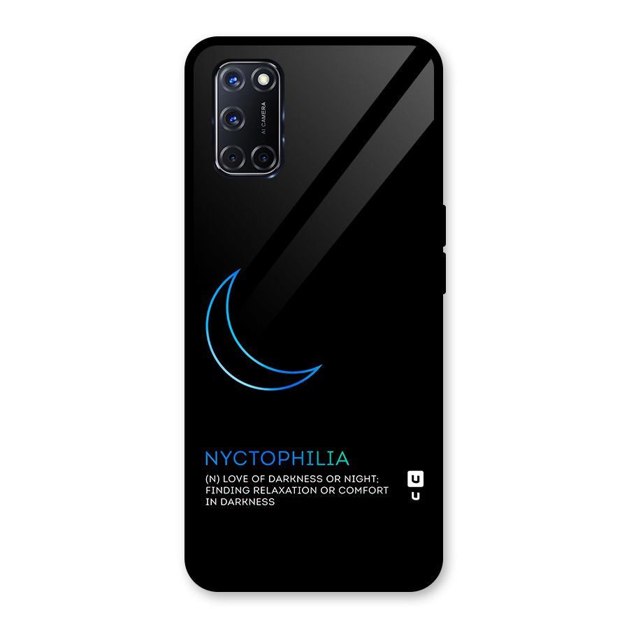 Nyctophilia Love of Darkness Glass Back Case for Oppo A52