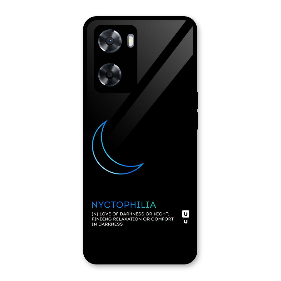 Nyctophilia Love of Darkness Glass Back Case for Oppo A57 2022