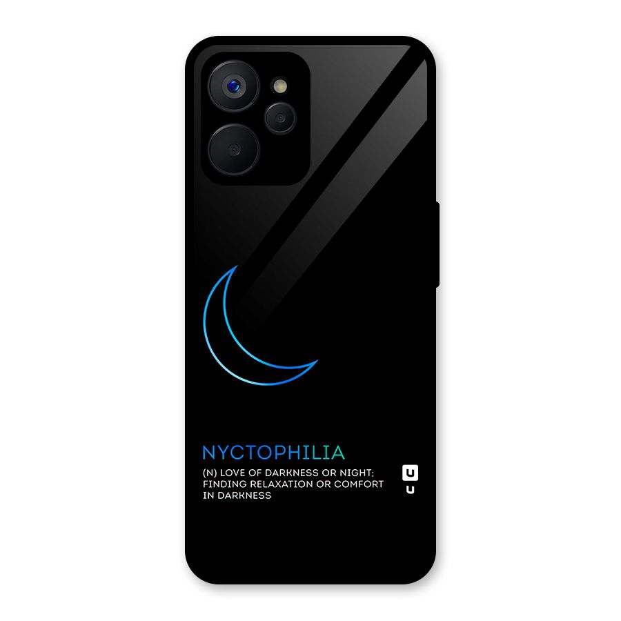 Nyctophilia Love of Darkness Glass Back Case for Realme 9i 5G