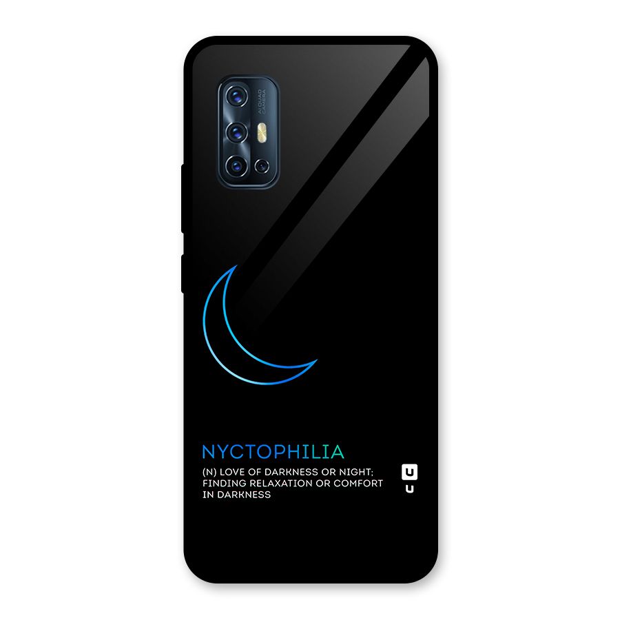 Nyctophilia Love of Darkness Glass Back Case for Vivo V17