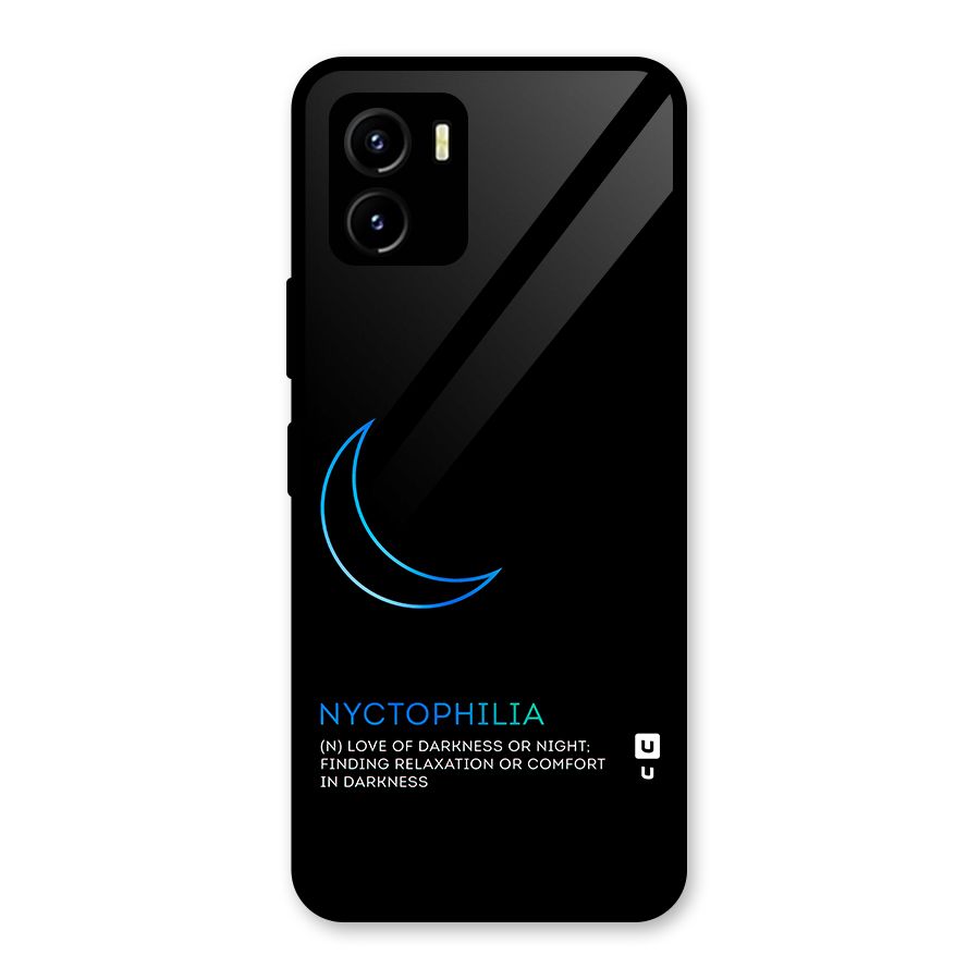 Nyctophilia Love of Darkness Glass Back Case for Vivo Y15s