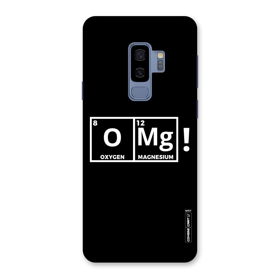 OMG Chemistry Pun Back Case for Galaxy S9 Plus