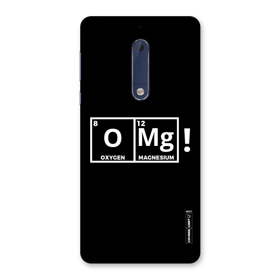 OMG Chemistry Pun Back Case for Nokia 5