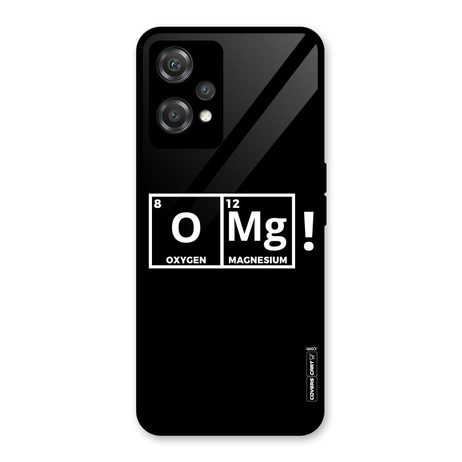 OMG Chemistry Pun Glass Back Case for OnePlus Nord CE 2 Lite 5G