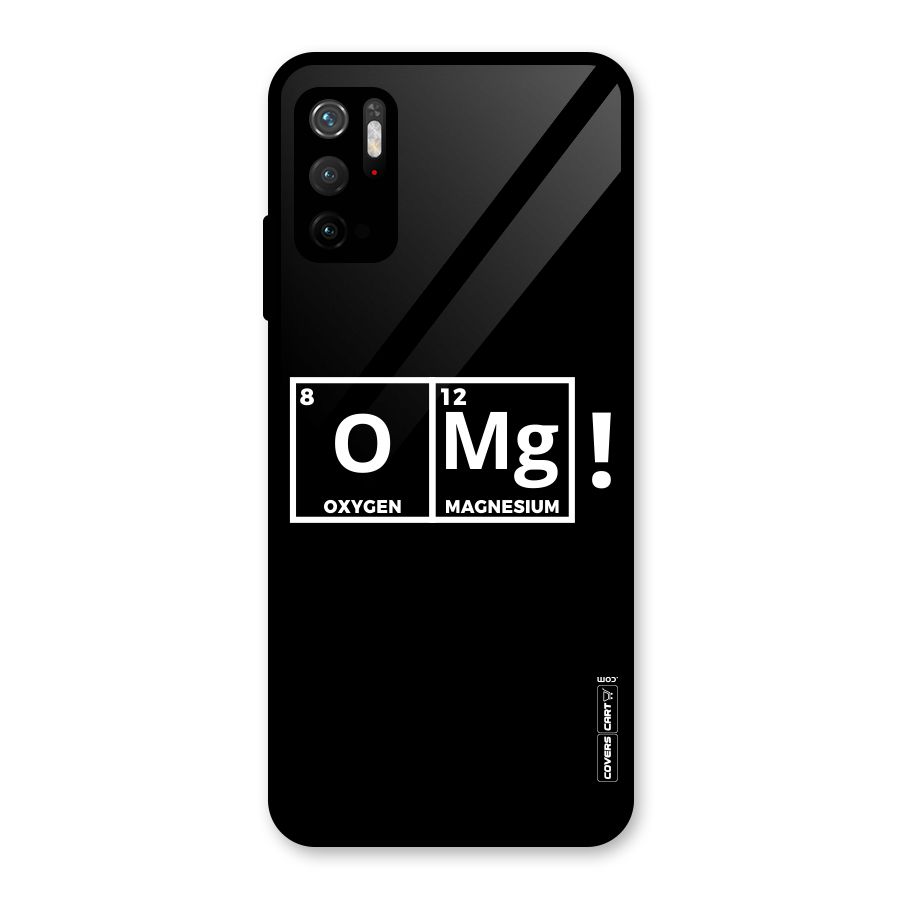 OMG Chemistry Pun Glass Back Case for Poco M3 Pro 5G
