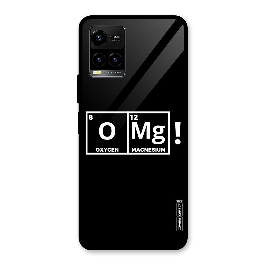 OMG Chemistry Pun Glass Back Case for Vivo Y21T