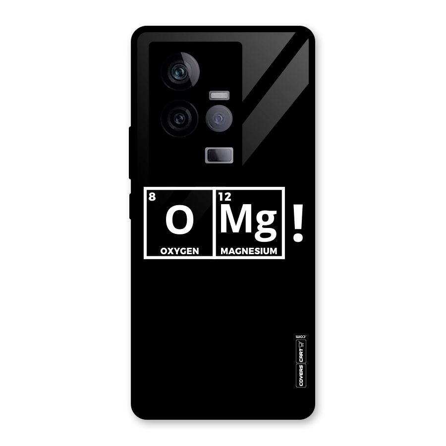OMG Chemistry Pun Glass Back Case for Vivo iQOO 11 5G