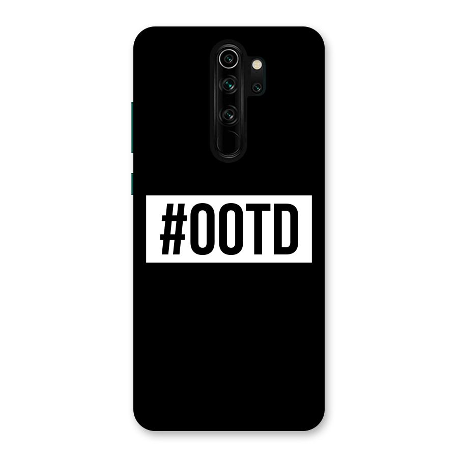 OOTD Back Case for Redmi Note 8 Pro