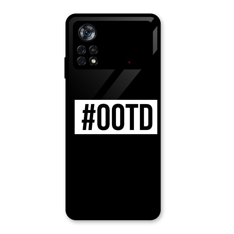OOTD Glass Back Case for Poco X4 Pro 5G